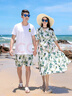 悅海悅貝親子裝2025夏季新款親子裝海邊度假沙灘裙連衣裙長(zhǎng)裙三口三亞旅游 熱帶風(fēng)情 女士M 曬單實(shí)拍圖