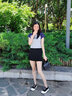 人本帆布鞋女2024新款薄款春夏季百搭休閑小白鞋一腳蹬透氣小眾大頭鞋 黑色（有鞋帶） 37 曬單實(shí)拍圖