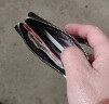 欧凡卡蒂真皮男士零钱包迷你小钱包女大容量钥匙包零钱袋卡包硬币包超薄 黑色 实拍图