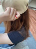 中國黃金（CHINA GOLD）足金轉(zhuǎn)運珠金珠戒指女新款黑紅編繩戒七夕情人節(jié)禮物送女朋友老婆 珠來運轉(zhuǎn)戒指 金約0.4g 【紅繩 約15圈口】 曬單實拍圖
