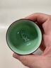 涵青堂陶瓷茶具手工茶杯品茗杯梅子青純色創(chuàng)意日式小酒杯主人杯青瓷單杯 束口彩鯉杯 曬單實拍圖
