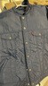 Levi's李維斯情侶同款士寬松復(fù)古工裝風(fēng)簡約輕薄棉服夾克外套七夕禮遇 深藍 L 曬單實拍圖