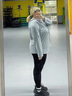惟友大碼打底褲女200斤外穿九分褲健身褲瑜伽褲芭比褲 春秋無絨-黑色九分【側(cè)邊口袋】 2XL -T2(130-160斤) 曬單實拍圖
