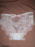 JIOESC蕾絲內(nèi)褲女士性感純棉襠中腰無痕2024新款爆款女生時(shí)尚純欲短褲頭 白色+黑色+綠色 3條 均碼 【建議80-120斤】 曬單實(shí)拍圖