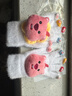 婕菲麗冬季新款loopy小海貍分指手套女卡通可愛(ài)甜美保暖加絨毛絨手套S8 白色 均碼 曬單實(shí)拍圖