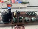 大夢造物 現(xiàn)代哥窯茶具套裝家用全自動一體客廳高檔中式辦公室茶盤茶臺 橫行哥窯整套茶具+高檔茶桶 曬單實拍圖