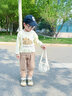 優(yōu)奇兒童衛(wèi)衣套裝春裝2025新款男童洋氣時髦嬰兒衣服女寶寶兩件套春秋 蘋果小熊 110cm 曬單實拍圖