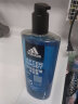 阿迪达斯 （adidas）男士沐浴露洗发洁颜三合一 运动后舒缓600ml 清爽持久留香沐浴液 实拍图