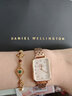 丹尼爾惠靈頓（DanielWellington）dw手表女 星辰復(fù)古小方表貝母石英女士手表 生日禮物送女友冰川白貝母盤方表 DW00100620 曬單實(shí)拍圖