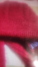 帽子圍巾一體女冬季加厚加絨保暖護耳毛線(xiàn)帽韓版百搭潮 酒紅（帽子圍巾一體）加絨 均碼（加絨加厚） 曬單實(shí)拍圖