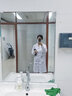 醫緣醫緣護士服大褂牙科口腔診所醫院學(xué)校幼兒園護理學(xué)院學(xué)生工作服 白色圓駁領(lǐng)長(cháng)袖 M 曬單實(shí)拍圖