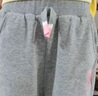 MQDMINI童裝兒童褲子男童長(zhǎng)褲女童休閑褲寬松小童運(yùn)動(dòng)褲寶寶衣服 字母休閑褲花灰 110 曬單實(shí)拍圖