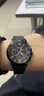 EMPORIO ARMANI手表男表皮帶休閑簡(jiǎn)約石英表多功能潮流百搭腕表新年禮物送男友 AR70006（陶瓷表） 曬單實(shí)拍圖