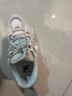 斐樂(lè )（FILA）女鞋魚(yú)刺2代老爹鞋秋冬休閑鞋時(shí)尚復古厚底增高鞋運動(dòng)鞋 奶白/煙玫粉-GR 36 曬單實(shí)拍圖