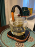 76 可燒開(kāi)水底座恒溫杯墊防水杯墊可調溫度保溫加熱底座 微晶加熱杯墊-木紋色 曬單實(shí)拍圖