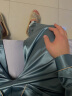 南极人情侣睡衣男士冰丝夏季睡袍女吊带睡裙睡裤男士家居服套装长袖长裤 NSLQ-宝石绿麋鹿镂空蕾丝 男-L（170-175cm，110-140斤） 实拍图