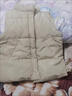 織姬羽絨棉馬甲女2025年秋冬新款韓版潮寬松短款學(xué)院風(fēng)立領(lǐng)馬夾背心 米白色大學(xué)生簡(jiǎn)約女性潮流名媛氣質(zhì)女神范遮肚腩 M  建議80-100斤青春潮流休閑裝可愛(ài)減齡 曬單實(shí)拍圖