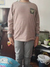 WVSV胖男孩A類純棉加肥加大秋衣秋褲套裝中大童寬松胖童睡衣保暖內(nèi)衣 褐色 180 曬單實拍圖