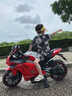 孩兒乖?xún)和妱?dòng)車(chē)摩托車(chē)大號寶寶玩具車(chē)可坐大人雙人3-17歲男女三輪摩托 4-13歲升級加大版+手轉加速白+閃光輪 曬單實(shí)拍圖
