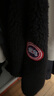 加拿大鵝（Canada Goose）Simcoe 女士羊羔絨連帽衫羊毛抓絨夾克大鵝外套 7016W 61 黑色 L 曬單實拍圖