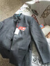 皮爾卡丹（pierre cardin）品牌男裝毛呢立領(lǐng)夾克男士春秋新款中年休閑爸爸羊毛呢子外套 SDL-1915款灰色 M 170 曬單實(shí)拍圖
