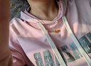 中國黃金（CHINA GOLD）足金彩虹桶珠項鏈女款黃金七色桶珠吊墜節日生日禮物送女友送愛(ài)人 彩虹桶珠【配S925鏈】約0.8g 曬單實(shí)拍圖
