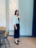卓詩尼單鞋女2025年春季新款漆皮淺口軟底平跟舒適通勤職業(yè)工作鞋女鞋子 黑色 37 曬單實拍圖
