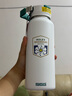 SIGG上海勞力士大師賽聯(lián)名款大容量1L保溫保冷杯運動水杯吸管杯網(wǎng)球杯 經(jīng)典白（墨綠提手）1L 曬單實拍圖