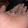 公主殿下珠寶999純銀情侶對戒時(shí)尚輕奢款足銀戒指情人節送女朋友生日禮物 永恒真愛(ài)情侶對戒【專(zhuān)柜禮盒】 【送銀耳釘+證書(shū)】 曬單實(shí)拍圖