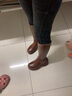 縈妃公主（YINGFEIPRINCESS）品牌騎士靴女粗跟秋季新款長靴高筒馬丁靴長筒靴小個子后拉鏈靴 棕色加絨 36 曬單實拍圖