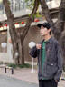 浩術(shù)牛仔外套男春秋季加厚寬松潮牌耐臟耐磨多口袋工裝夾克男上衣 8008灰色 XL 曬單實(shí)拍圖