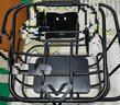 閩超小牛電動新品F100電動車儀表防水罩車筐后視鏡腳墊網兜改裝配件 C0/F100前框(A款)+D型鎖小號黑色 曬單實拍圖