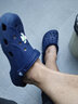 卡駱馳（crocs）男鞋女鞋25夏季新款涉水鞋防滑休閑拖鞋透氣洞洞鞋拖鞋沙灘鞋涼鞋 白色/熱推款/建議拍小一碼 36 -37 /M4W6/220mm 曬單實(shí)拍圖