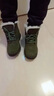 小回力家皮毛一體羊毛靴男牛皮工作大棉靴加厚加絨東北電焊雪地靴棉鞋勞保 加厚皮毛一體羊毛(軍綠色) 43 曬單實(shí)拍圖