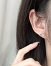 古耐足銀耳環(huán)女2025年新款一周耳釘生日七夕情人節禮物送女友女生實(shí)用 甜心玫瑰一周耳釘禮盒 曬單實(shí)拍圖
