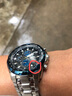 卡西歐(CASIO)手表 EDIFICE系列男士鋼帶石英腕表 黑盤(pán)鋼帶 EF-539D-1A2 曬單實(shí)拍圖