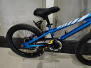 优贝（RoyalBaby）儿童自行车男女童车 宝宝脚踏车山地车 6岁-9岁 表演车18寸 蓝色 实拍图