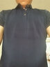 皮爾卡丹【輕奢高端】夏季短袖冰絲t恤男polo領(lǐng)涼快上衣中年男透氣潮流桑蠶T恤衫翻領(lǐng) 9910藏青 180/2XL/120(150-170斤) 曬單實(shí)拍圖
