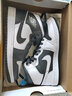 耐克（NIKE）aj1運動(dòng)鞋男鞋女鞋Air Jordan 1 mid 中幫女子籃球鞋板鞋男 DR0501-101 黑白陰陽(yáng)熊貓 37.5 曬單實(shí)拍圖