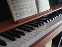 金色年代 電鋼琴88鍵重錘電子鋼琴初學(xué)兒童幼師專(zhuān)業(yè)成人家用數碼鋼琴便攜 88鍵基礎款無(wú)藍牙【木紋棕】 標配+大禮包+圓腿琴架 曬單實(shí)拍圖