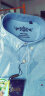 诺贝尔保罗（NOBOLPAUL）衬衫男长袖商务休闲免烫水洗春秋衬衣中老年男士爸爸条纹纯色衬衣 0605 淡蓝色 40 实拍图
