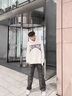 查佰倫 CHELDBAILANNC迷彩牛仔褲男情侶百搭美式復(fù)古潮流街頭迷彩寬松做舊牛仔工裝褲子 軍綠色【主圖款】 XL 曬單實(shí)拍圖