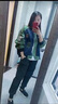 潮牌Avmko外套秋冬新款BF風(fēng)撞色棒球服女加棉加厚外套拼接小個(gè)子夾克上衣 綠色夾棉【冬款】 M 曬單實(shí)拍圖