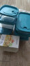 茶花（CHAHUA）塑料冰箱保鲜盒家用冷冻水果蔬菜专用收纳盒食品级冰箱收纳盒 蓝色3个装-460ML正方形 实拍图