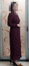 皮尔卡丹女装 秋季酒红色长袖蕾丝连衣裙纯色修身一步裙商场同款 深红色 38A(165/88A) 晒单实拍图