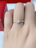 周百福鉆戒鉆石戒指真鉆女款白18K金車花結(jié)婚求婚520情人節(jié)禮物送女友 共15分IJ色VS 曬單實(shí)拍圖