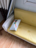 L&S LIFE AND SEASON 沙发床 折叠沙发两用小户型科技布艺沙发网红S96黄色+米白 2.0米 实拍图