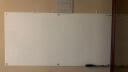 得力(deli) 玻璃白板180*90cm超白玻璃白板磁性钢化悬挂式办公会议写字板黑板(白板擦 白板笔 磁钉)50044 实拍图