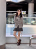 DXOT韓系慵懶風(fēng)灰色長袖針織毛衣衛(wèi)衣外套女2025秋冬新款氣質(zhì)寬松上衣 深灰色 M 45/55kg 曬單實(shí)拍圖