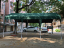 Sibada戶(hù)外停車(chē)棚家用汽車(chē)廣告移動(dòng)車(chē)庫防曬遮陽(yáng)雨棚加厚防風(fēng)簡(jiǎn)易擺攤帳 帶頂棚無(wú)圍布*備注顏色 寬2.8米*長(cháng)5.3米 曬單實(shí)拍圖